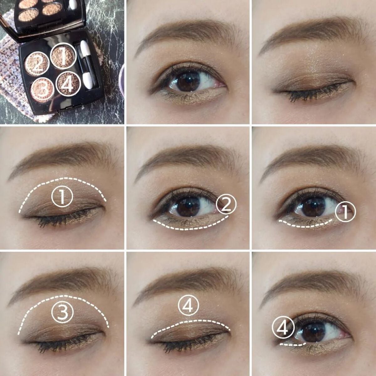 レ キャトル オンブル ツイード/CHANEL/アイシャドウパレットを使ったクチコミ(4枚目)