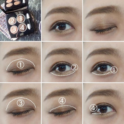 レ キャトル オンブル ツイード/CHANEL/アイシャドウパレットを使ったクチコミ(4枚目)