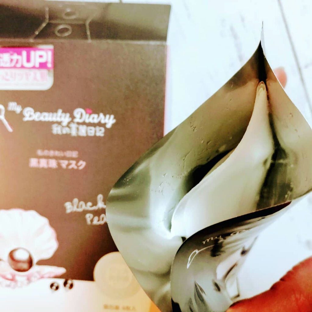 黒真珠マスク/我的美麗日記/シートマスク・パックを使ったクチコミ(2枚目)
