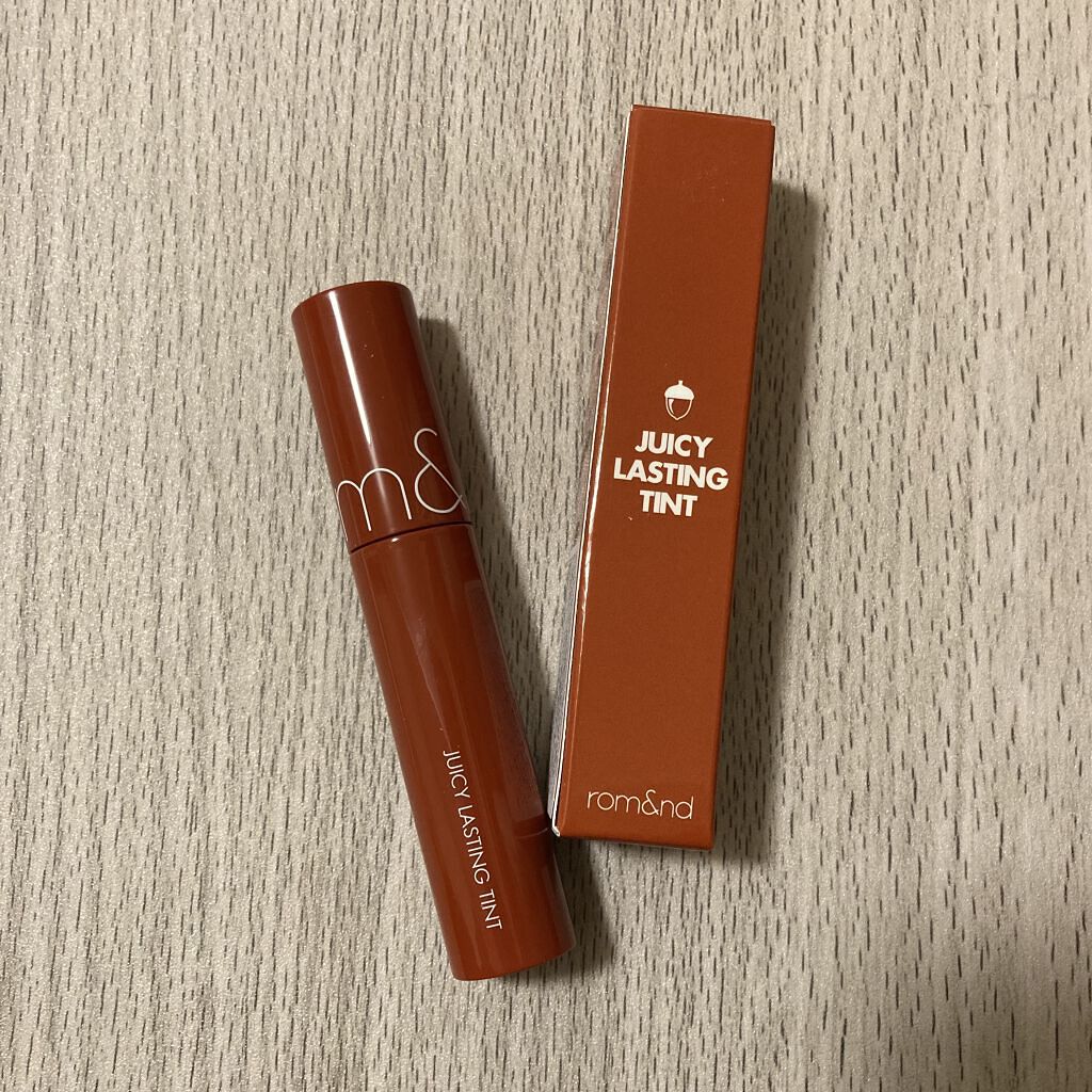 ジューシーラスティングティント/rom&nd/リップティントを使ったクチコミ（1枚目）