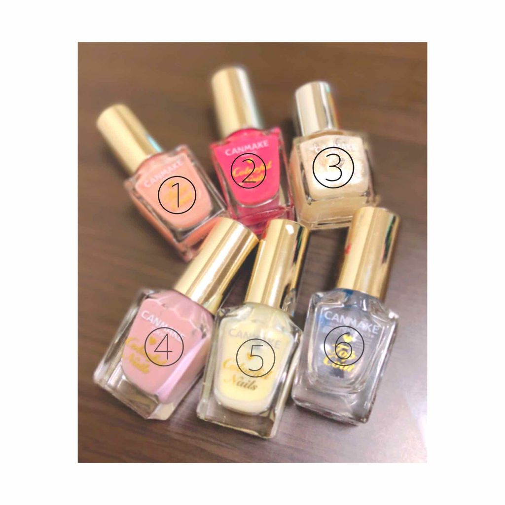 カラフルネイルズ/キャンメイク/マニキュアを使ったクチコミ(2枚目)