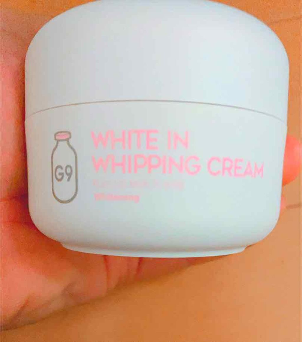 WHITE WHIPPING CREAM(ウユクリーム)/G9SKIN/化粧下地を使ったクチコミ(1枚目)