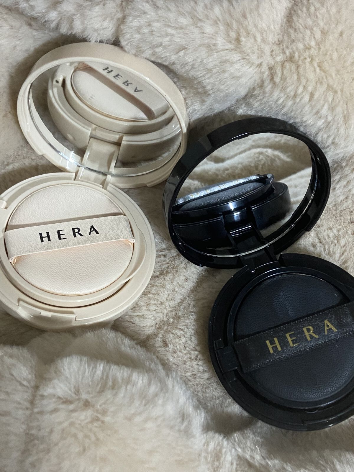 スキン ラディアント グロウ クッション/HERA/クッションファンデーションを使ったクチコミ（2枚目）