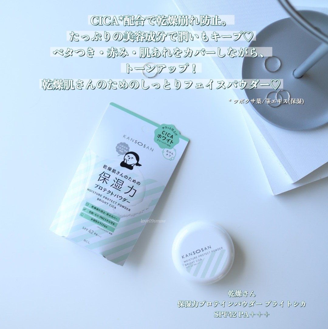 保湿力プロテクトパウダー ブライトシカ/乾燥さん/プレストパウダーを使ったクチコミ（2枚目）