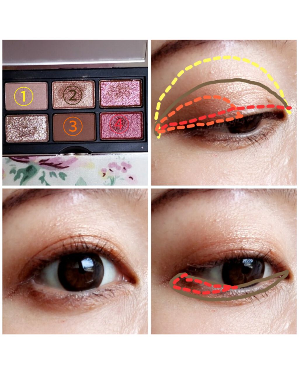 ナーズイスト ウォンテッド ミニアイシャドーパレット/NARS/アイシャドウパレットを使ったクチコミ(2枚目)