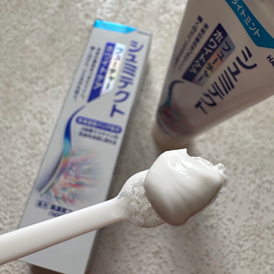 シュミテクト フューチャーホワイトケア(医薬部外品)6歳以上用/シュミテクト/歯磨き粉を使ったクチコミ(3枚目)