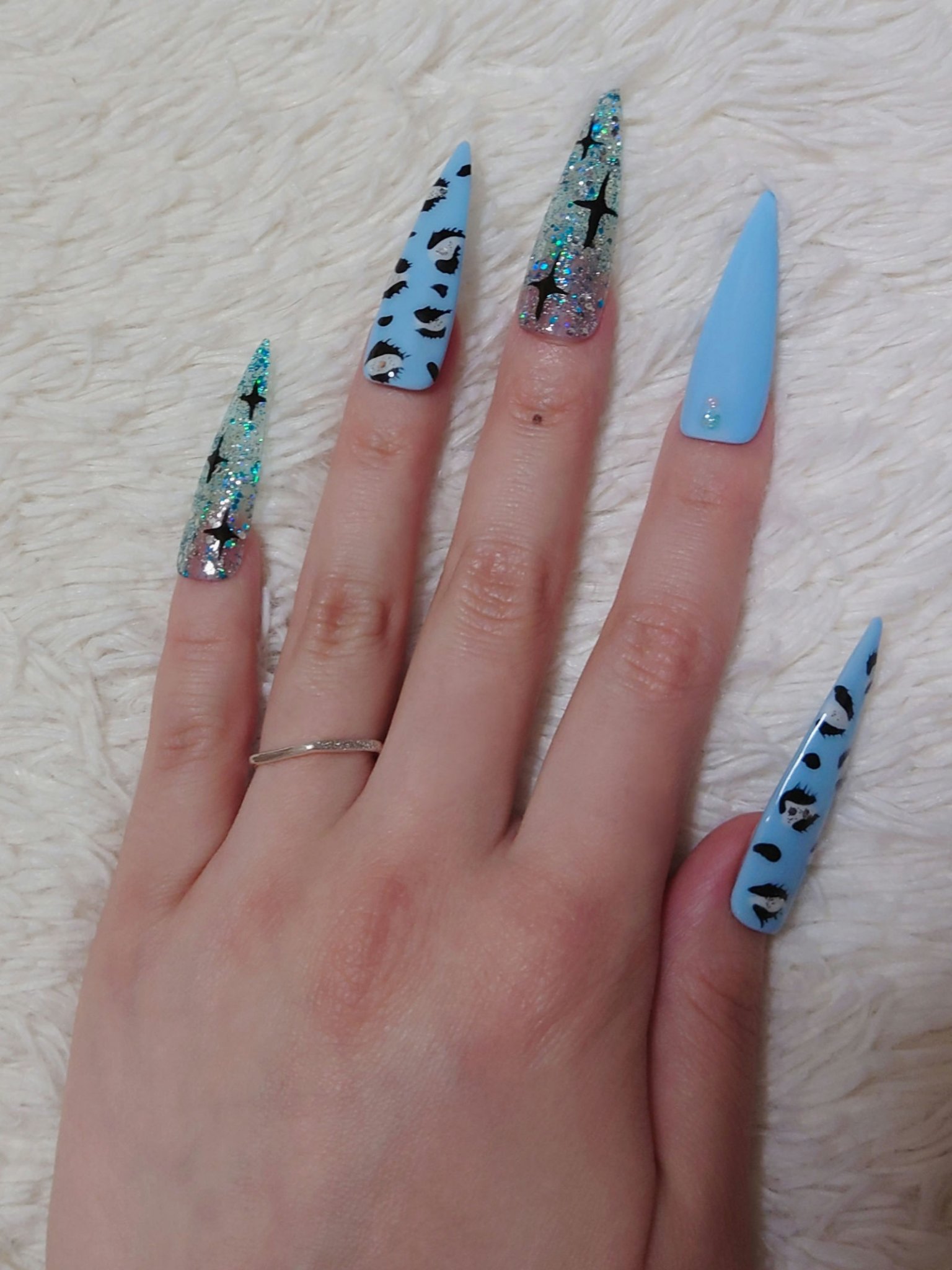 パル カラージェル アクアブルー/キャンドゥ/ジェルネイルを使ったクチコミ（1枚目）