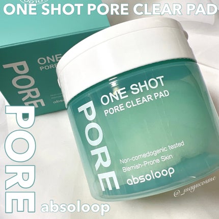 ワンショットポアクリアパッド/ABSOLOOP/トナーパッドを使ったクチコミ(1枚目)