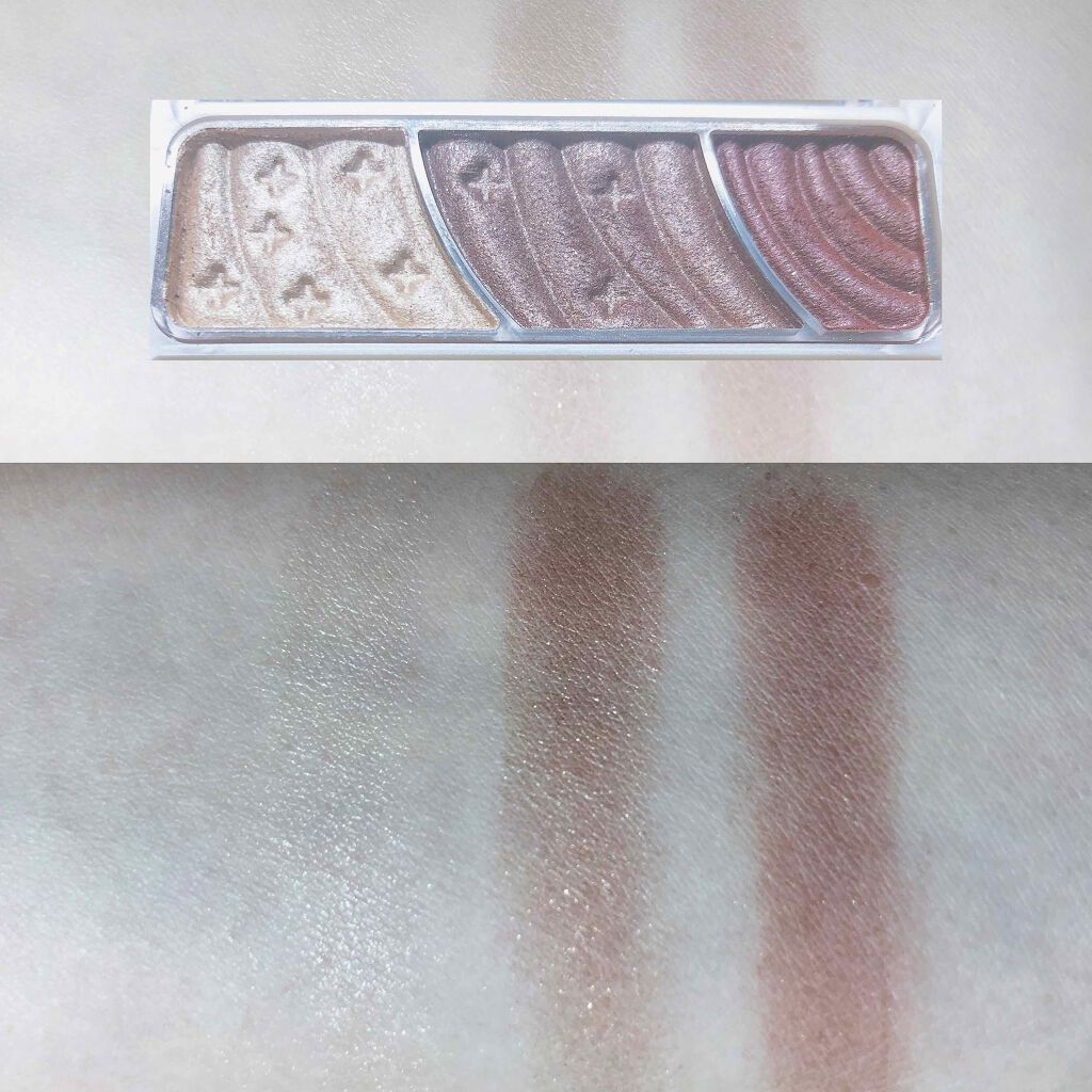 トーンアップアイシャドウ/CEZANNE/アイシャドウパレットを使ったクチコミ（2枚目）