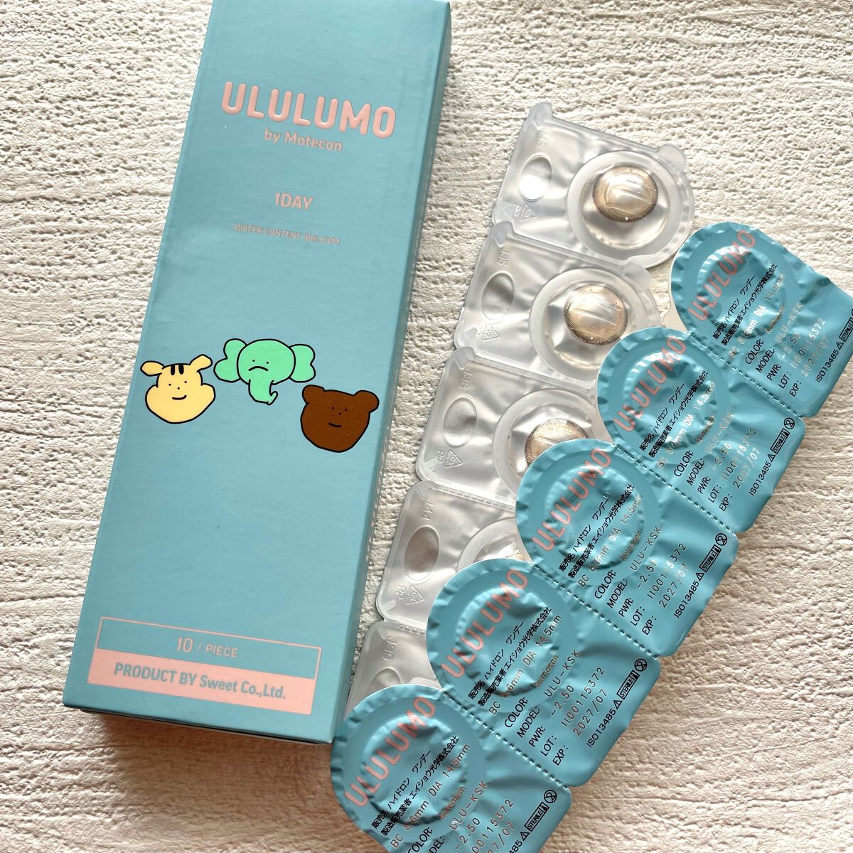 ウルルモ/ULULUMO by Motecon/カラーコンタクトレンズを使ったクチコミ（2枚目）