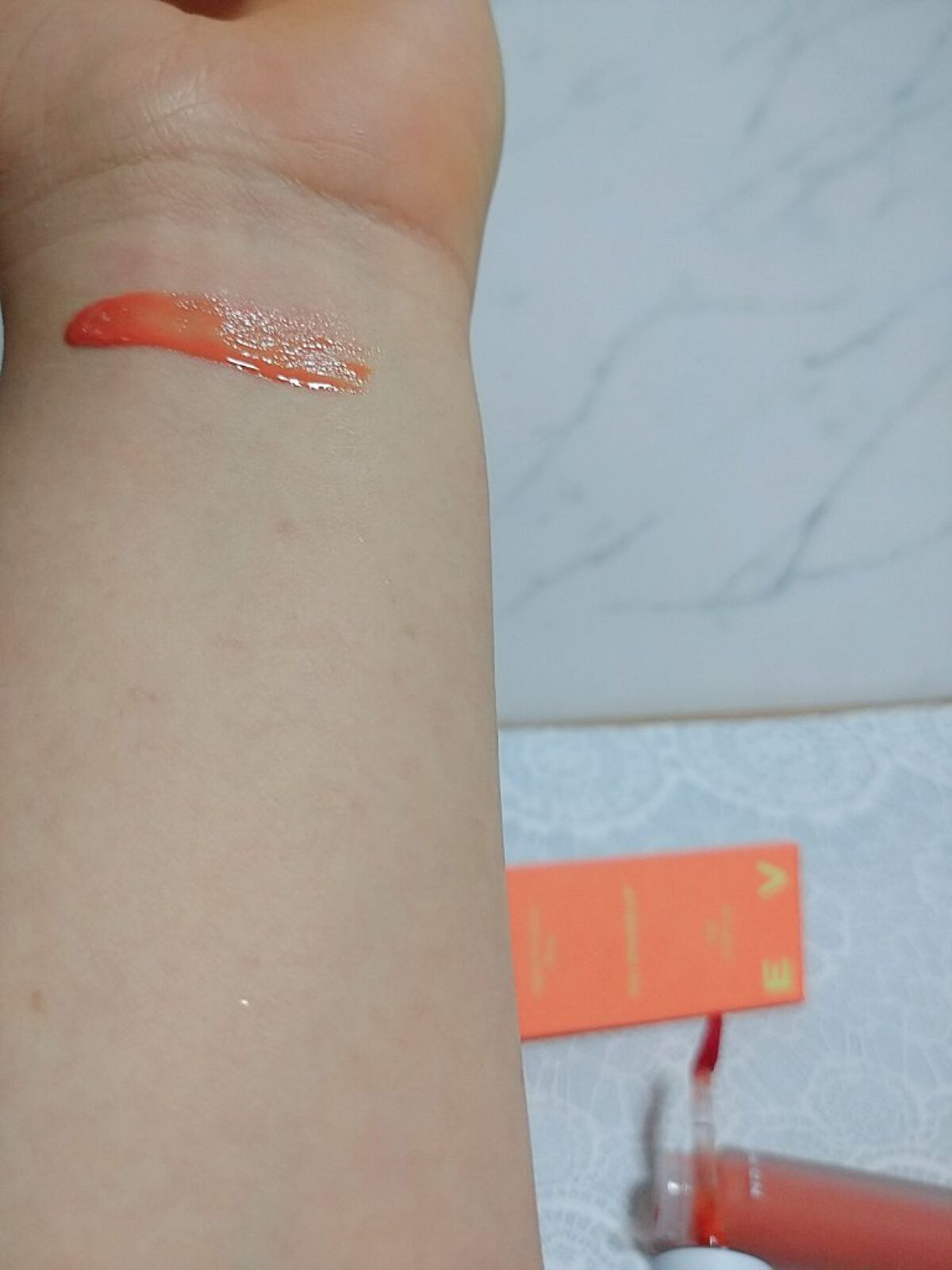 カラードロップ/FEEV/口紅を使ったクチコミ（2枚目）