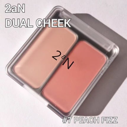 デュアルチーク 【旧】07 ピーチフィズ/2aN/パウダーチークを使ったクチコミ(1枚目)