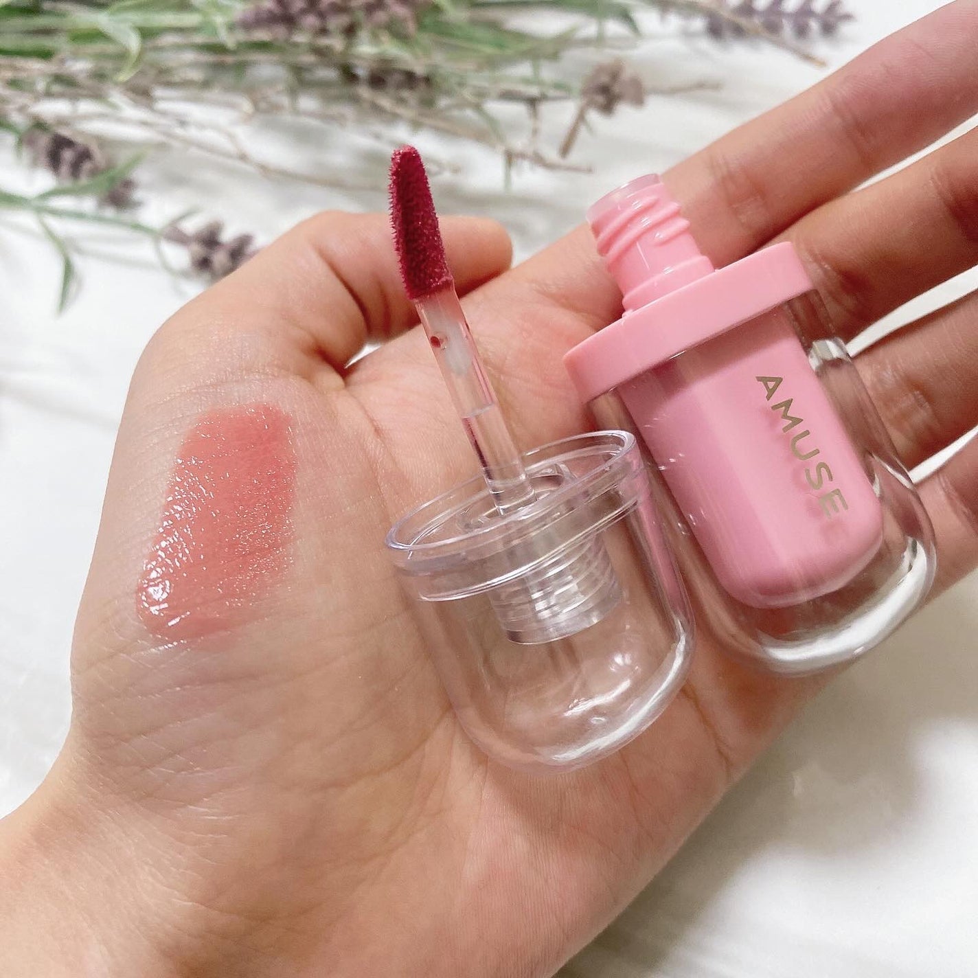 ジェルフィットティント/AMUSE/リップティントを使ったクチコミ(1枚目)