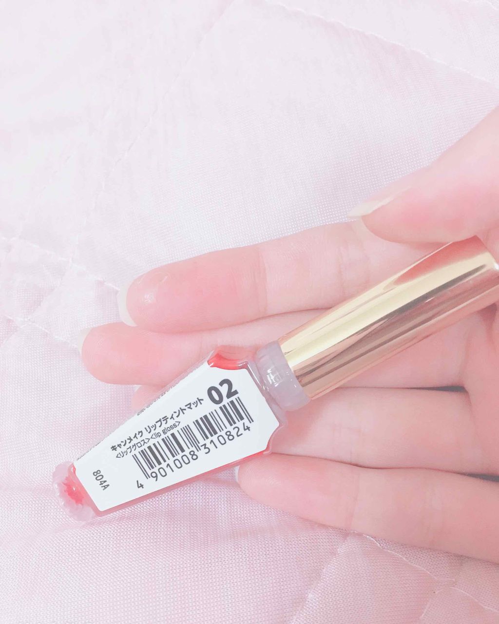 リップティントマット 02 レッド/キャンメイク/リップグロスを使ったクチコミ（2枚目）