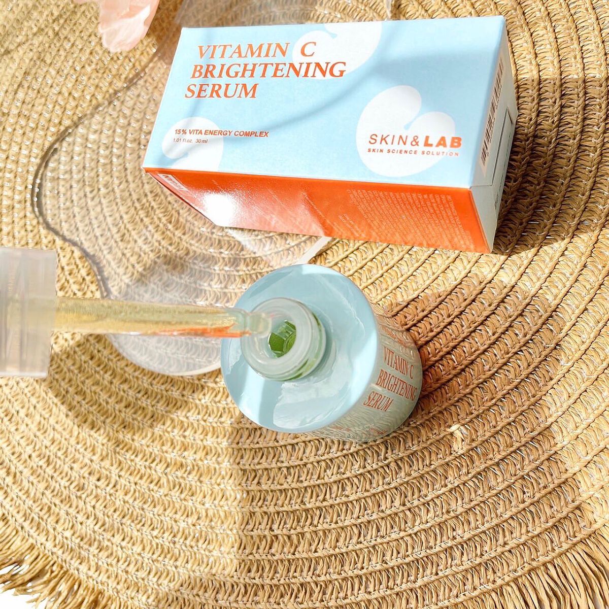 ビタミンCブライトニングセラム /SKIN&LAB/美容液を使ったクチコミ(4枚目)