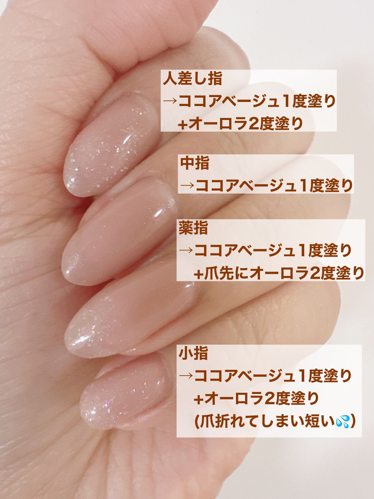 ジェルネイル（ライト対応）/セリア/ジェルネイルを使ったクチコミ（1枚目）