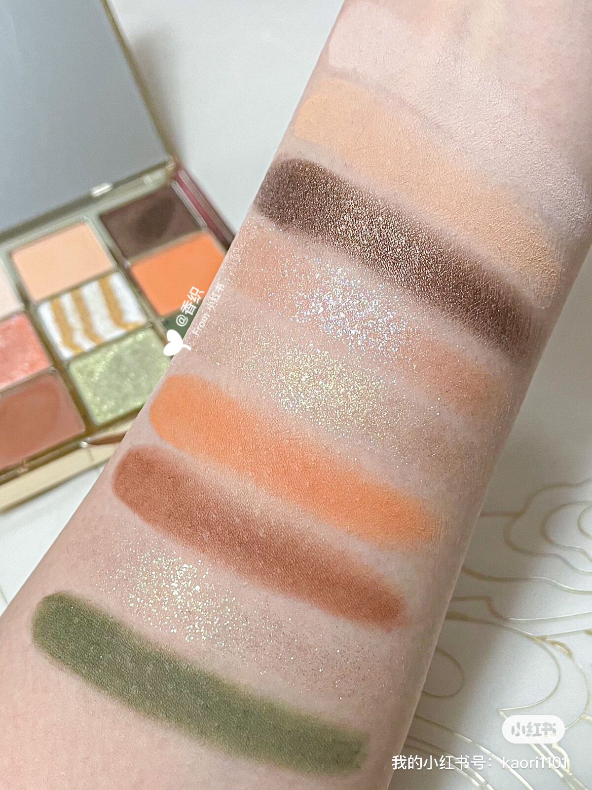 長相思シリーズ 9色アイシャドウパレット/CATKIN/アイシャドウパレットを使ったクチコミ(7枚目)