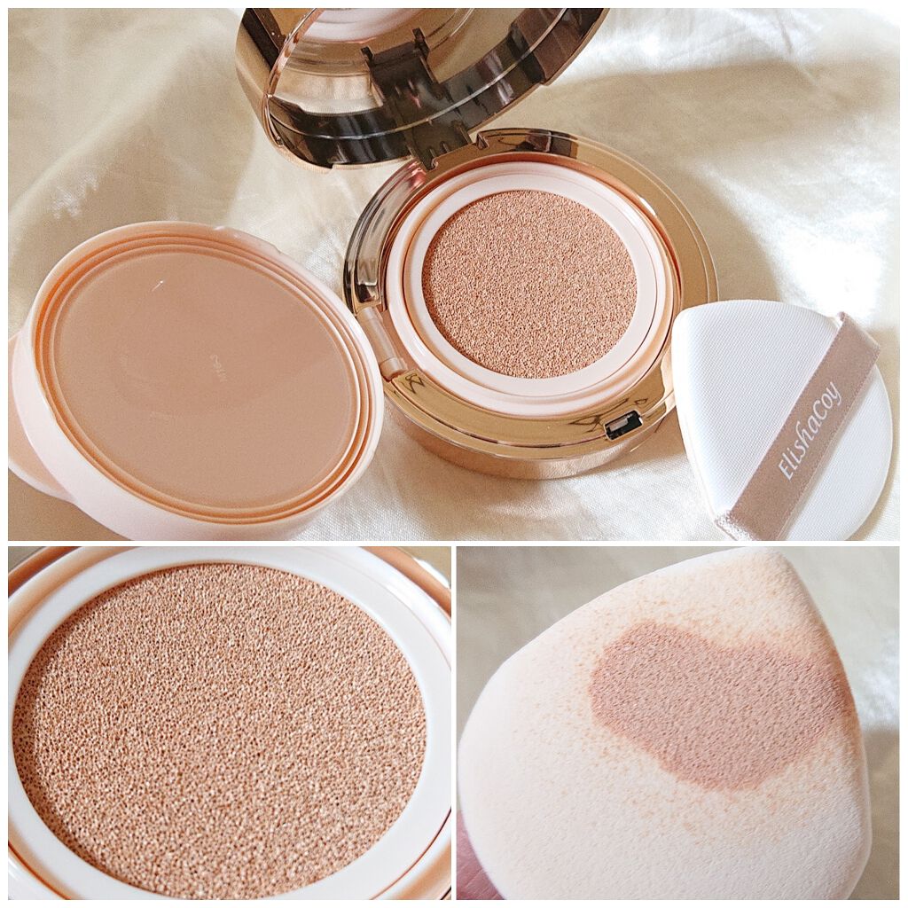デュイレイヤードクッション/Elishacoy/クッションファンデーションを使ったクチコミ(2枚目)