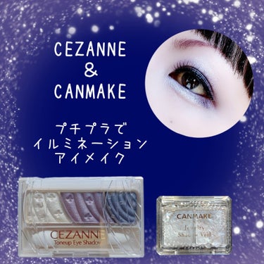 トーンアップアイシャドウ/CEZANNE/アイシャドウパレットを使ったクチコミ（1枚目）