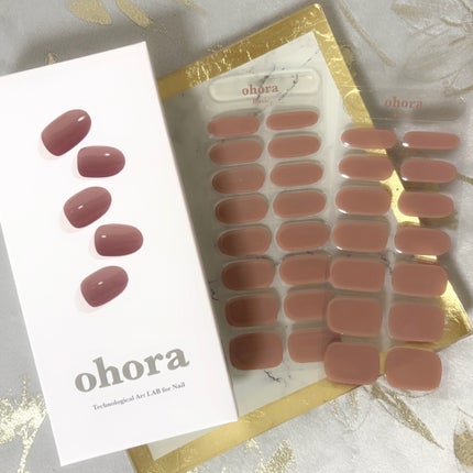 セミキュアジェルネイル(ハンド)/ohora/ネイルシールを使ったクチコミ(2枚目)