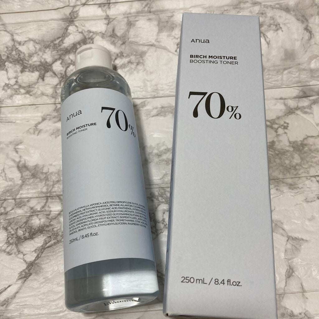 シラカバ 70% 水分ブースティングトナー/Anua/化粧水を使ったクチコミ(1枚目)