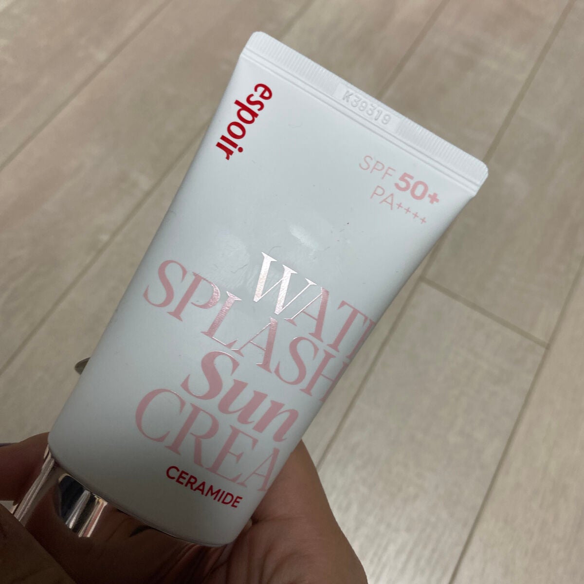 ウォータースプラッシュサンクリーム セラミド/espoir/日焼け止めクリームを使ったクチコミ(1枚目)