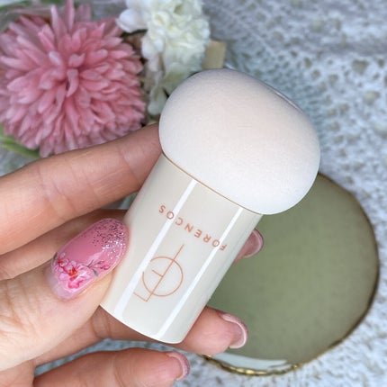 ベアブラッシャー パフ付き/フォレンコス/パウダーチークを使ったクチコミ(3枚目)