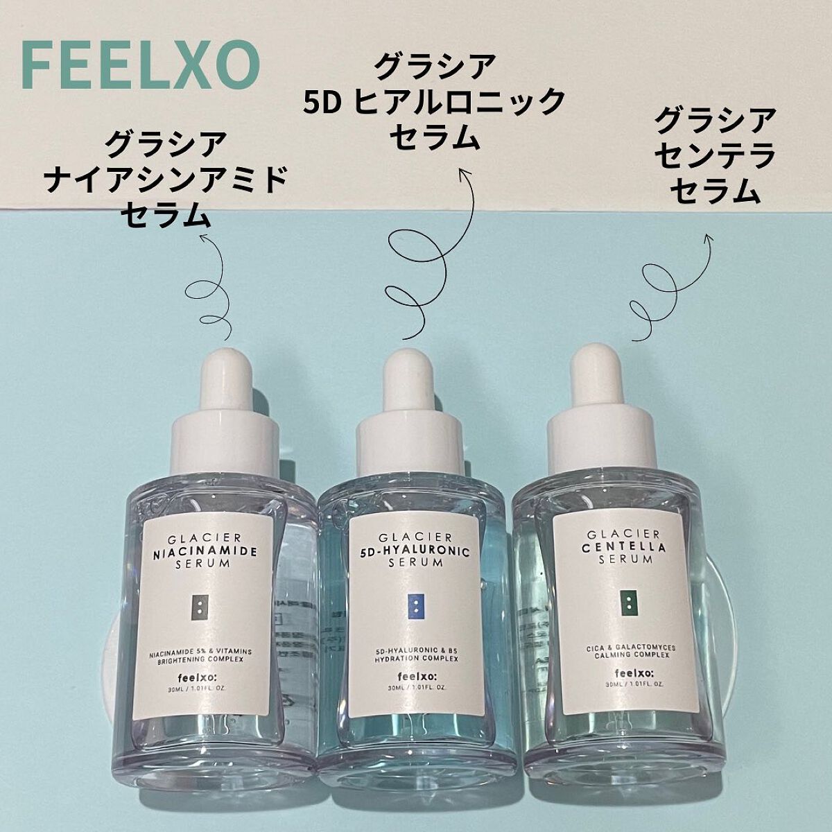GLACIER CENTELLA SERUM /feelxo/美容液を使ったクチコミ（2枚目）