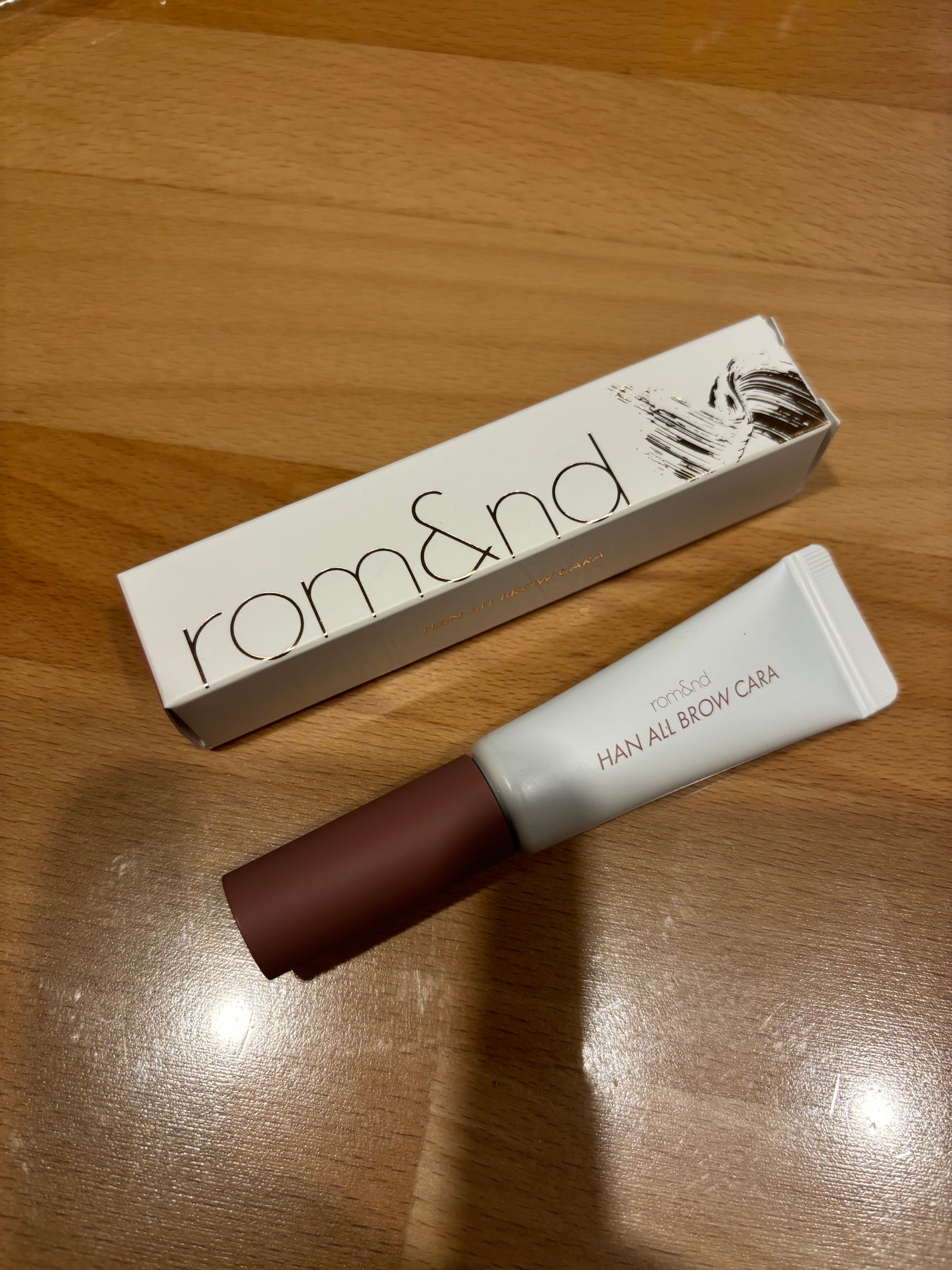 ハンオールブロウカラ/rom&nd/眉マスカラを使ったクチコミ(1枚目)