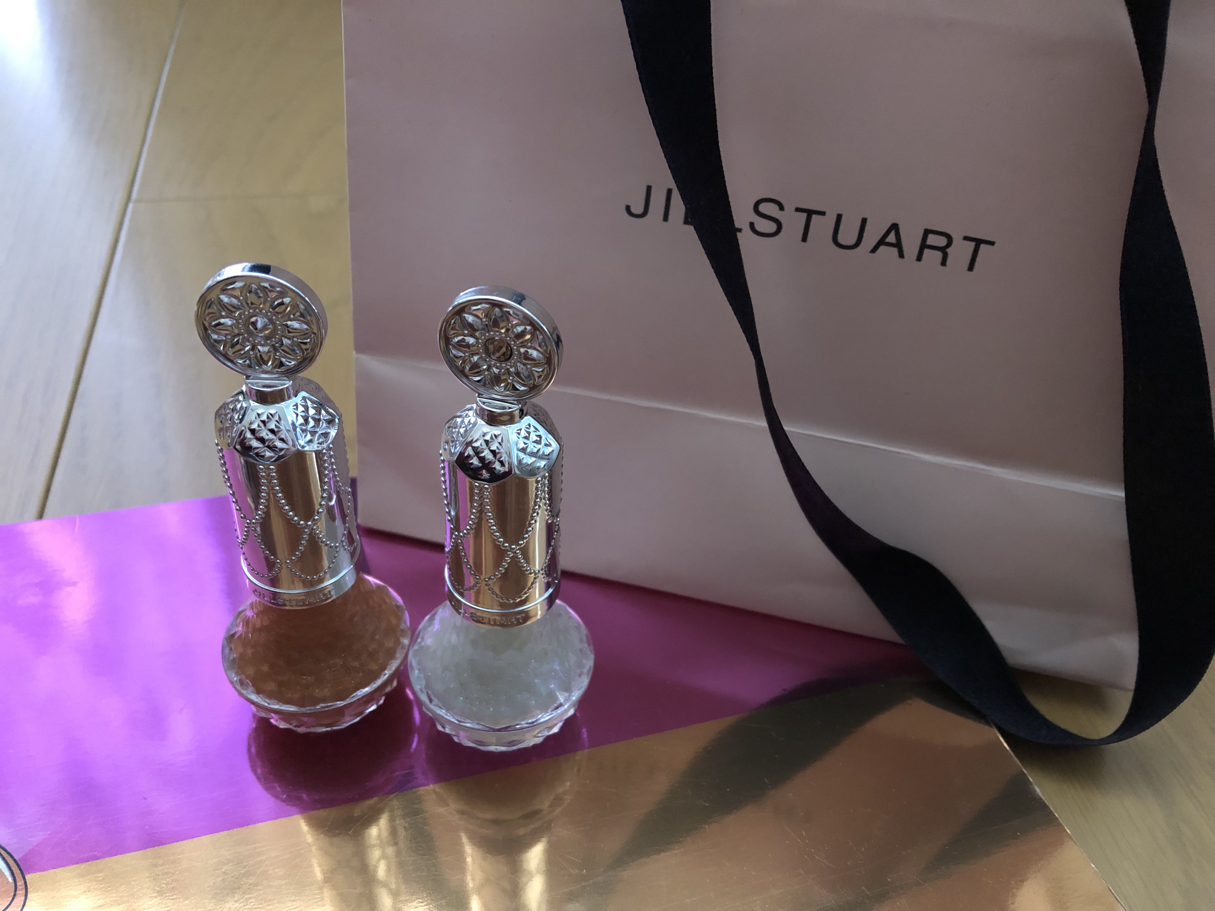カラー ベース＆トップコート /JILL STUART/オールインワンネイルを使ったクチコミ（3枚目）