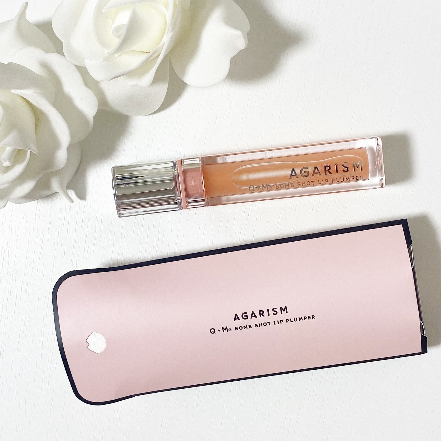 キューミ―ボムショットリッププランパー/AGARISM/リッププランパーを使ったクチコミ（1枚目）