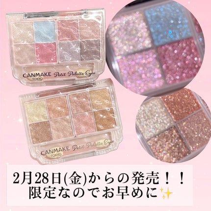 プティパレットアイズ(スパークリングタイプ)/キャンメイク/アイシャドウを使ったクチコミ(8枚目)
