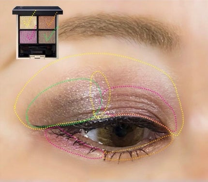 デザイニング カラー アイズ/SUQQU/アイシャドウパレットを使ったクチコミ(5枚目)