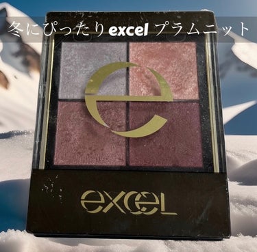 リアルクローズシャドウ CS04 プラムニット/excel/アイシャドウパレットの画像