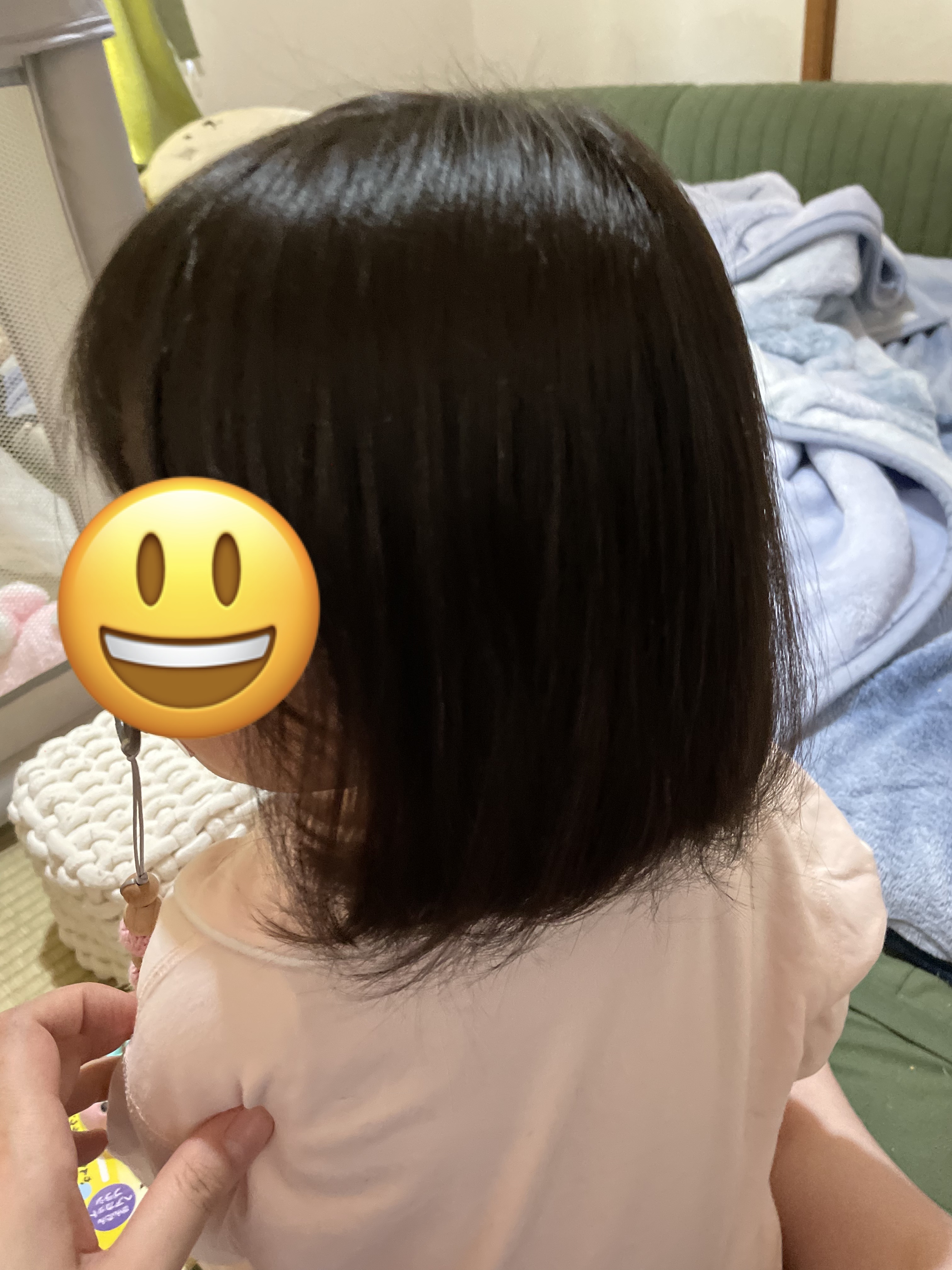 かんたんヘアカットブラシ /ヘアカットモンスター/ヘアケアグッズを使ったクチコミ（2枚目）