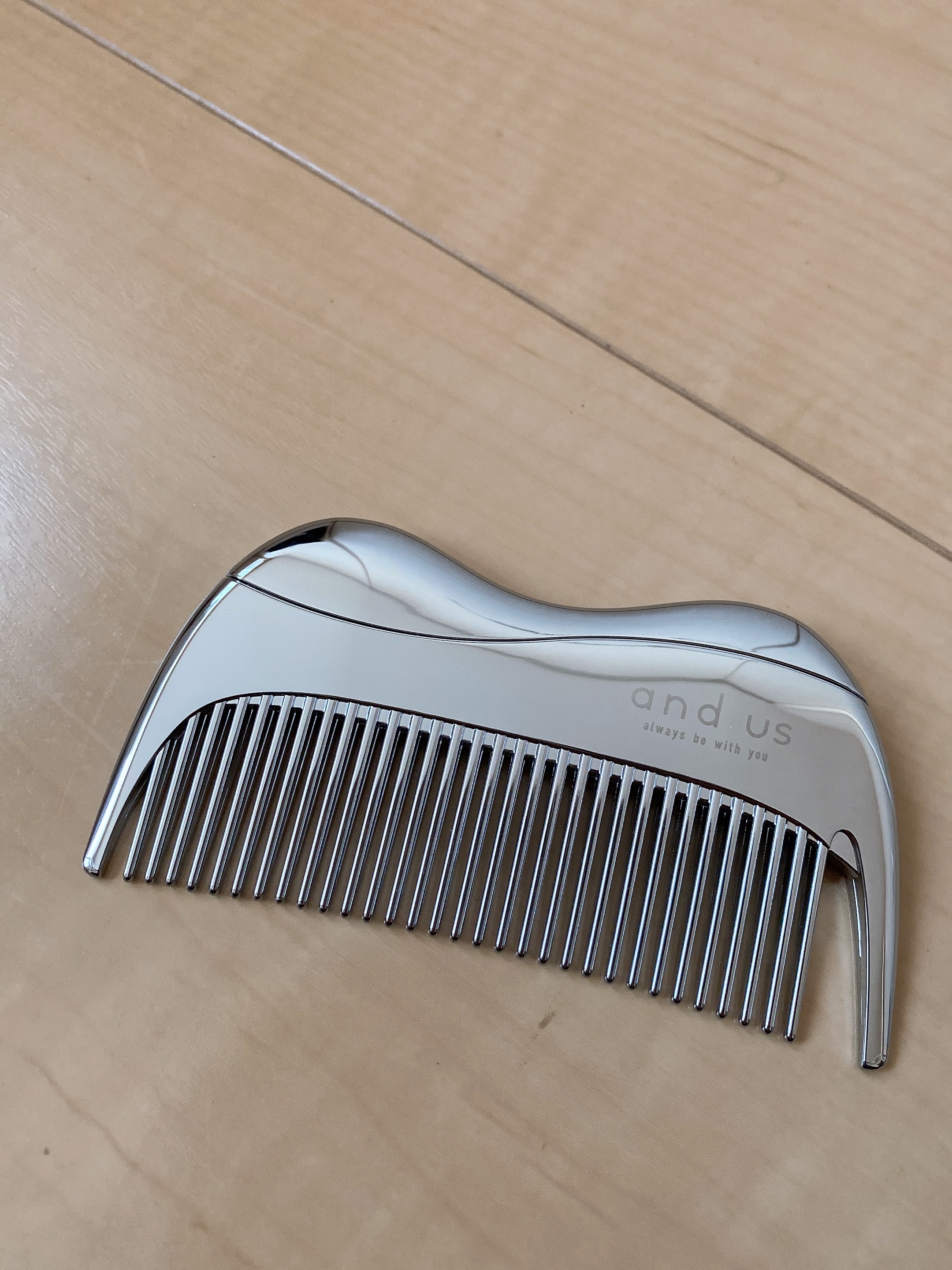 メタルコーム/3COINS/ヘアコームを使ったクチコミ（2枚目）