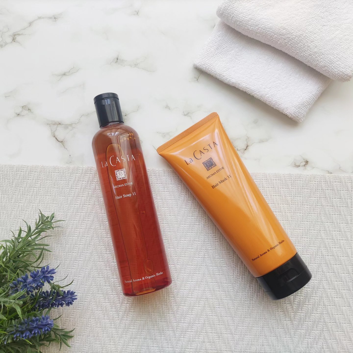 アロマエステ ヘアソープ11/ヘアマスク11 ヘアマスク230g/ラ・カスタ/市販シャンプーを使ったクチコミ（1枚目）