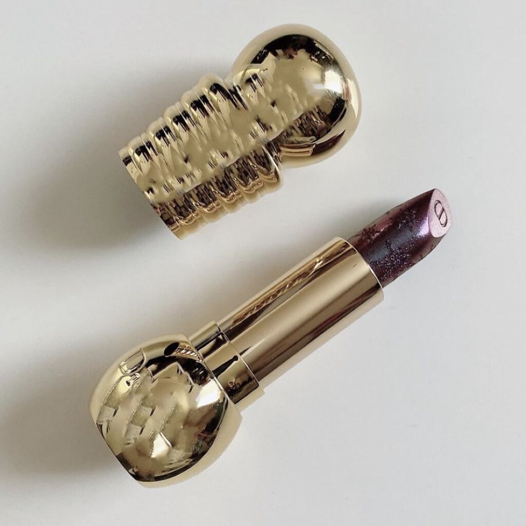 ディオリフィック ベルベット タッチ リップスティック 073 ダーク スパークル（生産終了）/Dior/口紅を使ったクチコミ（2枚目）
