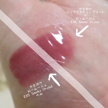 リップラスティングコート/KANEBO/リップグロスを使ったクチコミ(3枚目)