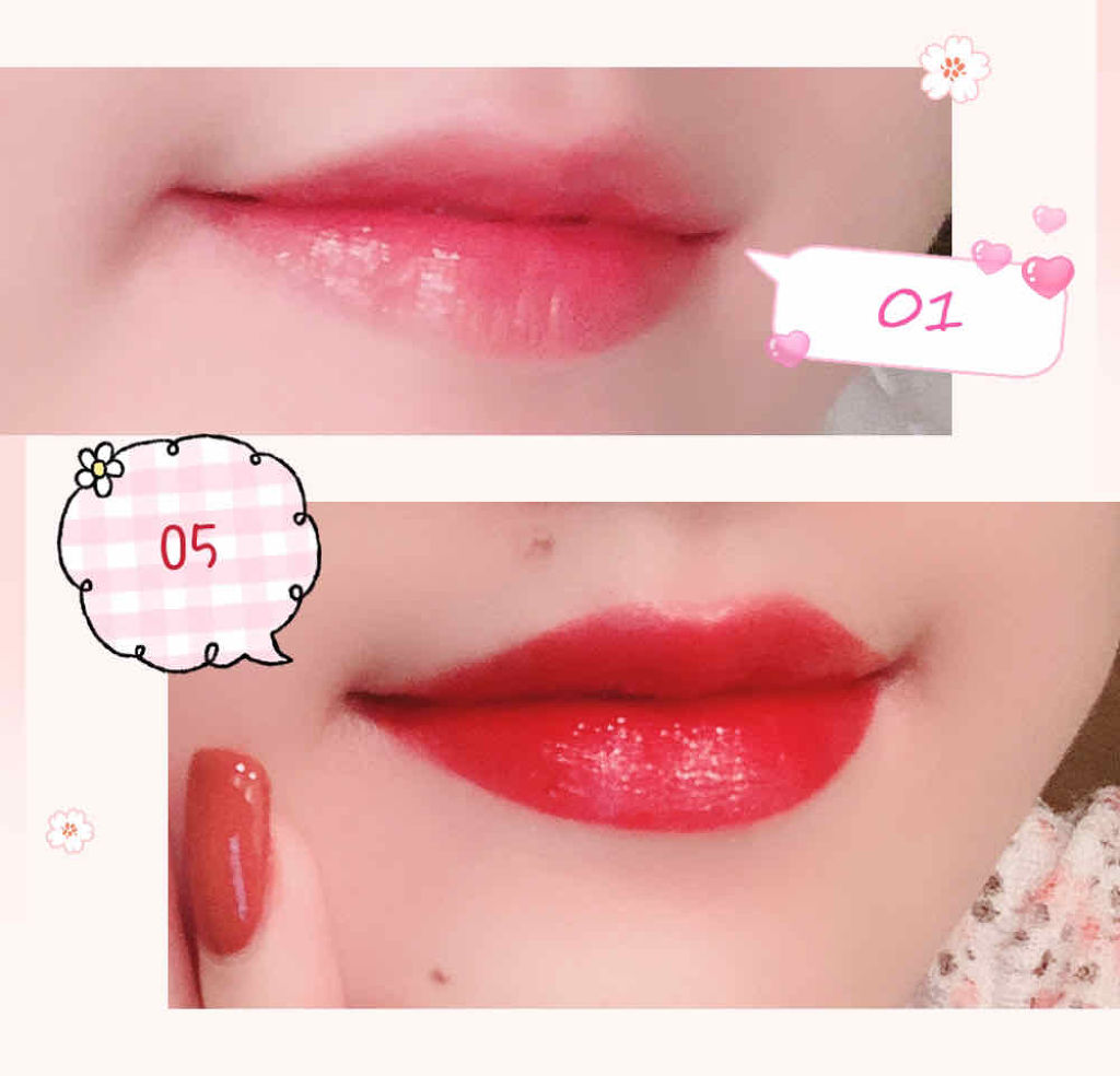 インクティントセラム/PERIPERA/口紅を使ったクチコミ（2枚目）