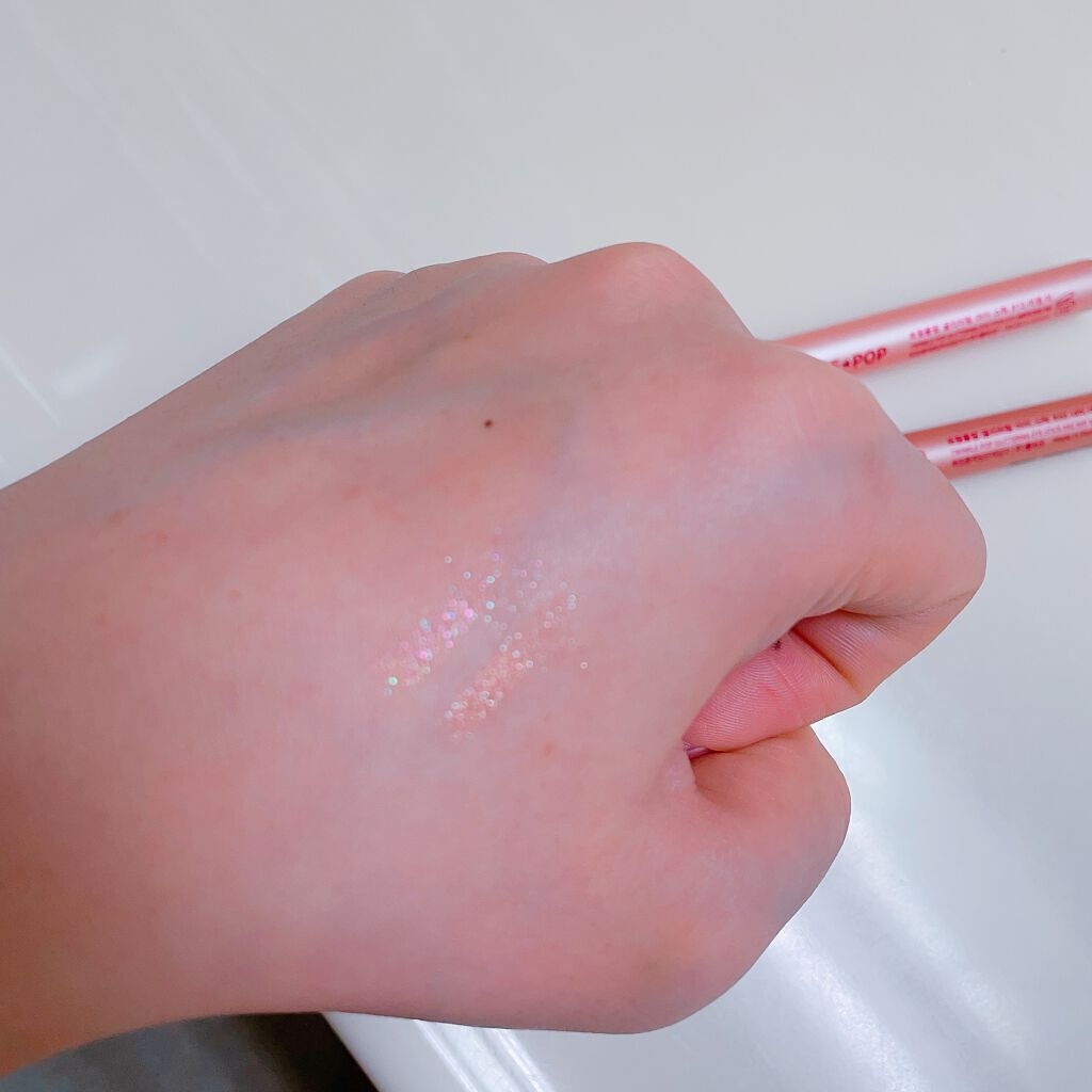 グリッターリングアイスティック/TWINKLE POP/グリッターを使ったクチコミ(3枚目)