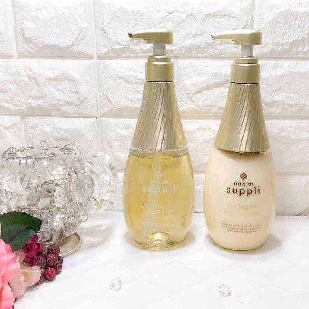 ビタミン リペアシャンプー/コラーゲン リペアヘアトリートメント/mixim suppli/市販シャンプーを使ったクチコミ(1枚目)