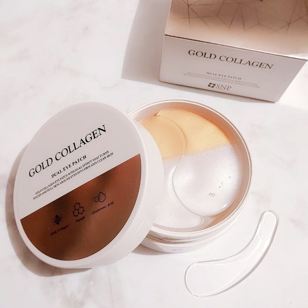 GOLD COLLAGEN DUAL EYE PATCH/SNP/アイケア・アイクリームを使ったクチコミ(2枚目)