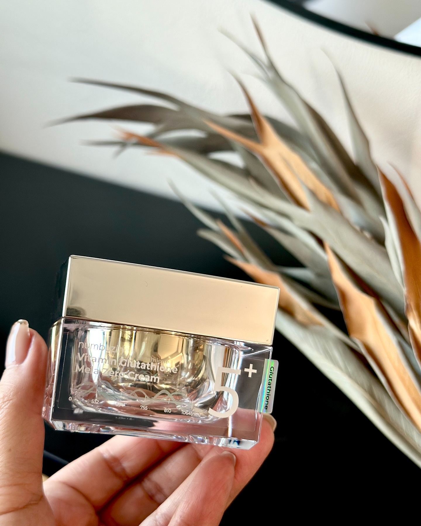 5番 白玉グルタチオンCメラゼロクリーム/numbuzin/フェイスクリームを使ったクチコミ（2枚目）