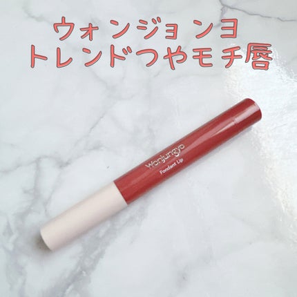 ウォンジョンヨ フォンダンリップ 02 メルティングフィグ/Wonjungyo/口紅の画像