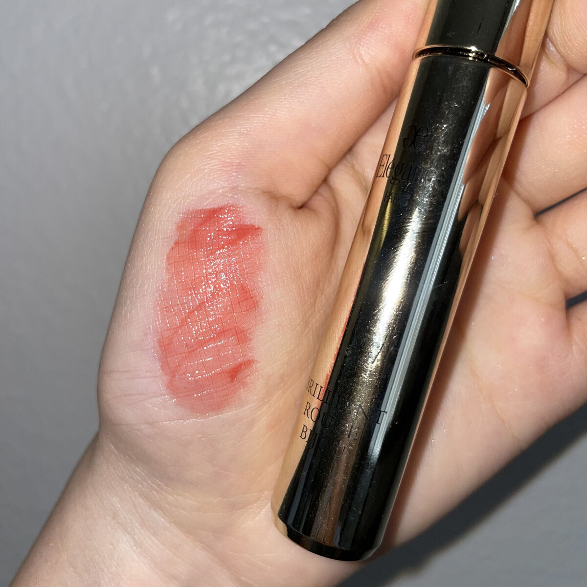 エレガンス ブリリアント ルージュ ビジュー 01/Elégance/リップグロスを使ったクチコミ（2枚目）