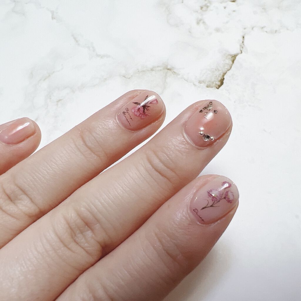 ジェルネイル（ライト対応）/セリア/ジェルネイルを使ったクチコミ（2枚目）