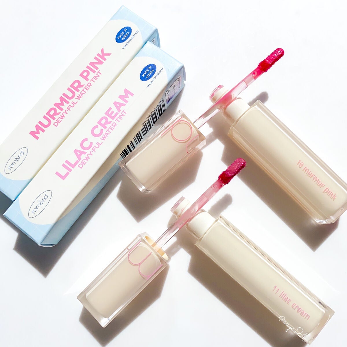 デュイフルウォーターティント/rom&nd/リップティントを使ったクチコミ(2枚目)