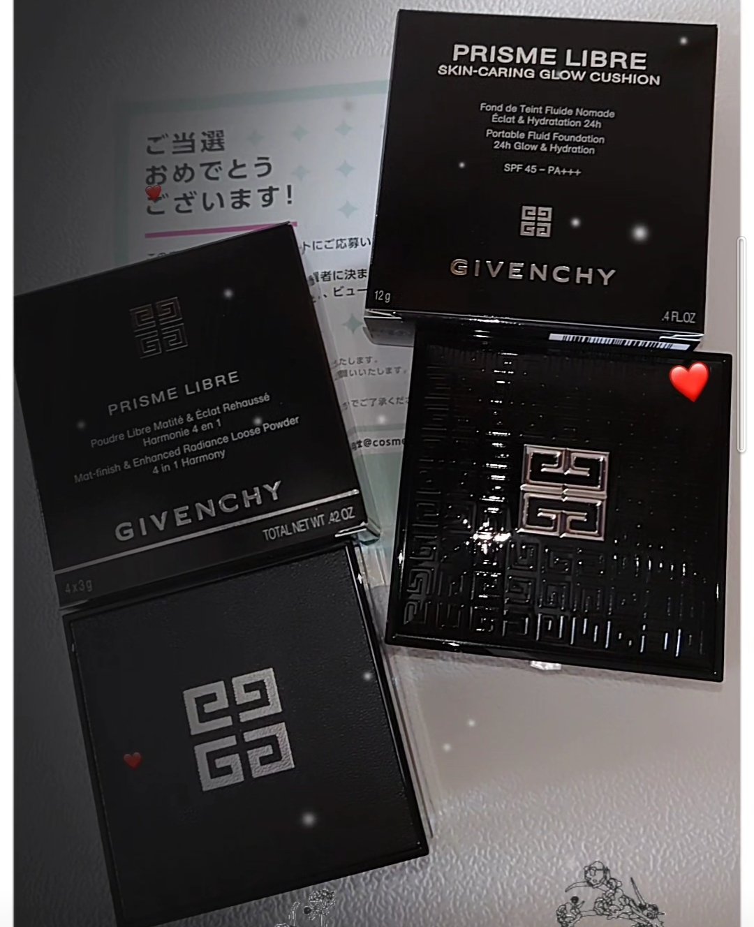 プリズム・リーブル・スキンケアリング・グロウ・クッション/GIVENCHY/クッションファンデーションを使ったクチコミ（1枚目）