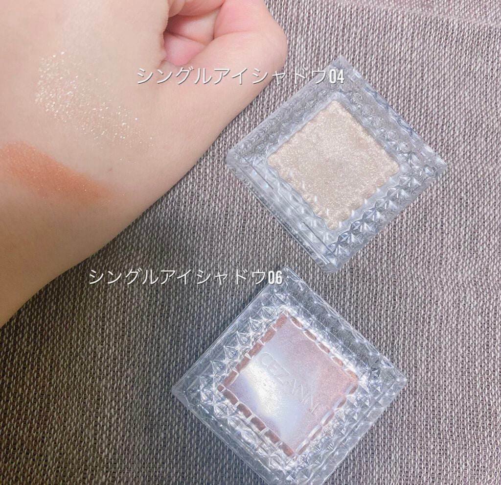 シングルカラーアイシャドウ/CEZANNE/単色アイシャドウを使ったクチコミ(2枚目)